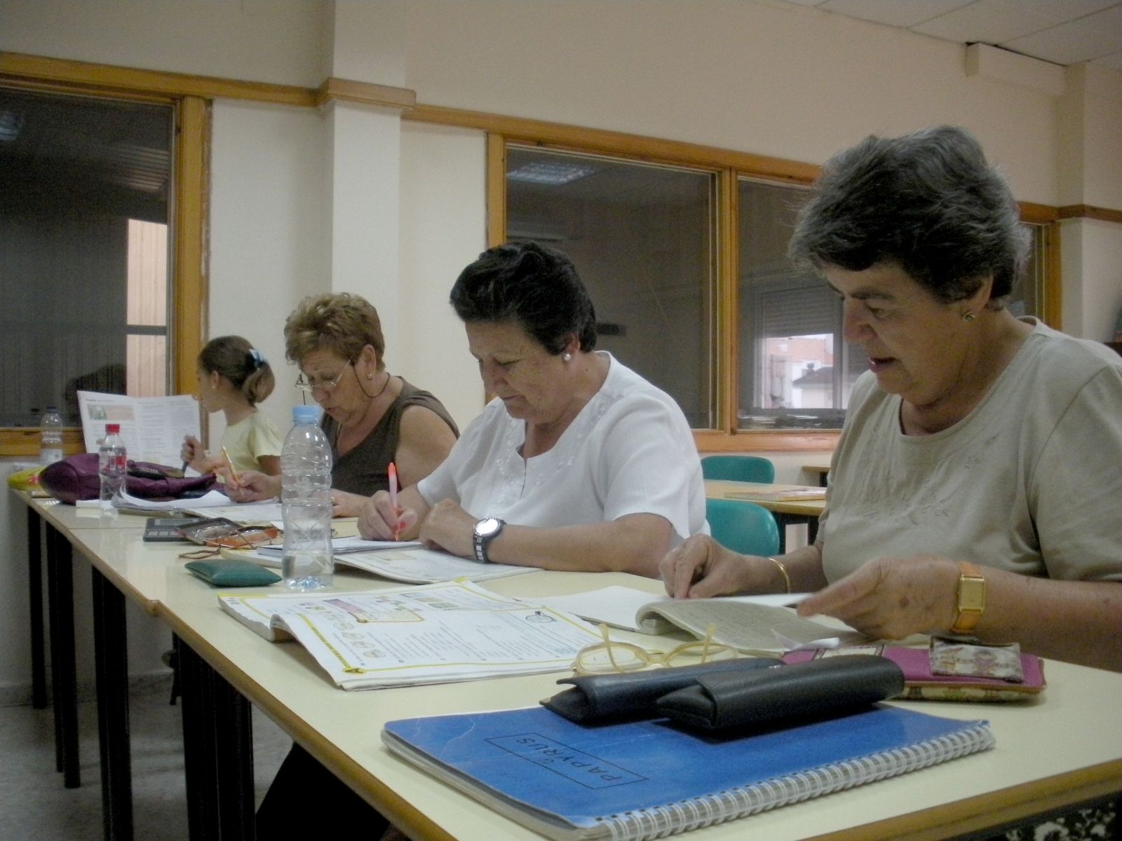 Aula de personas mayores